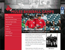 Tablet Screenshot of mulesbaseball.com